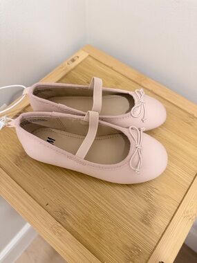 H&M Light Pink Kids Ballet Flats with Strap and Bow